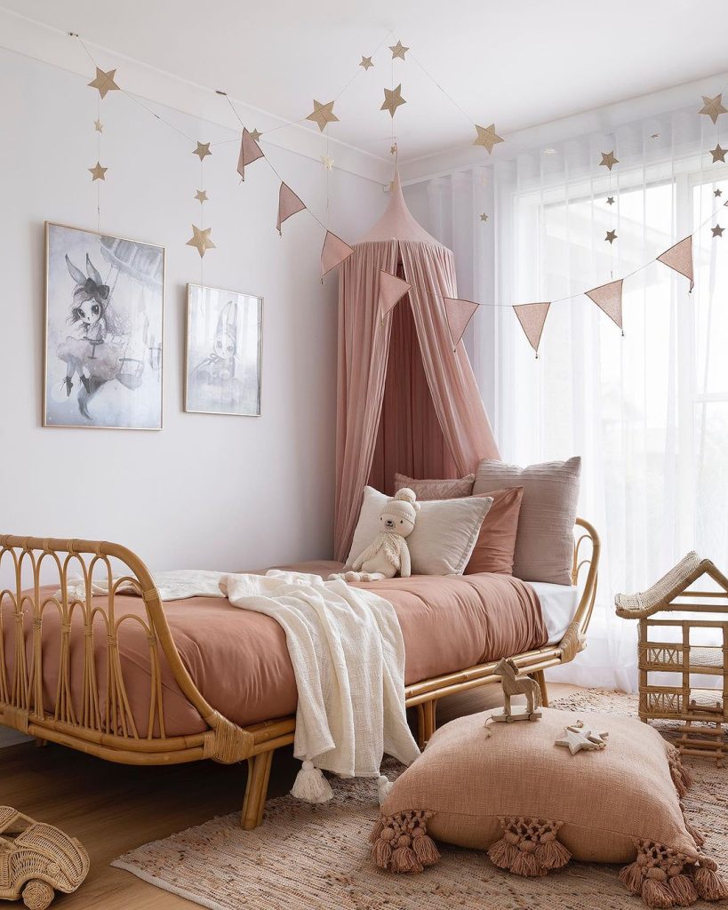 blush pink nursery
