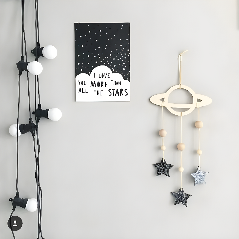 outer space hanging decor