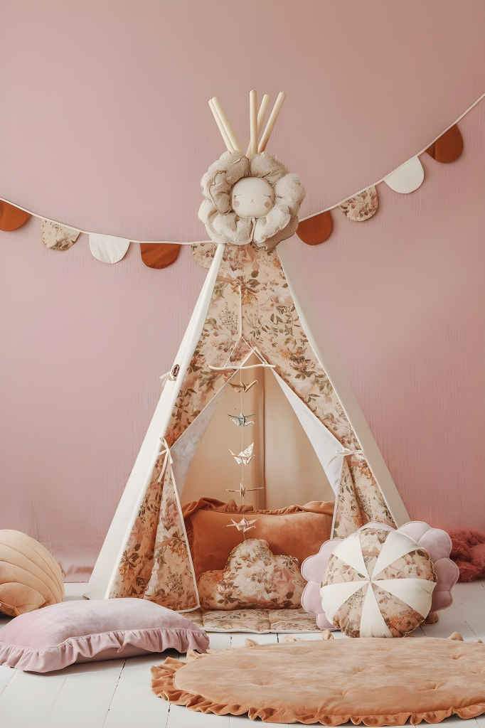 Woodland Floral Tent Teepee