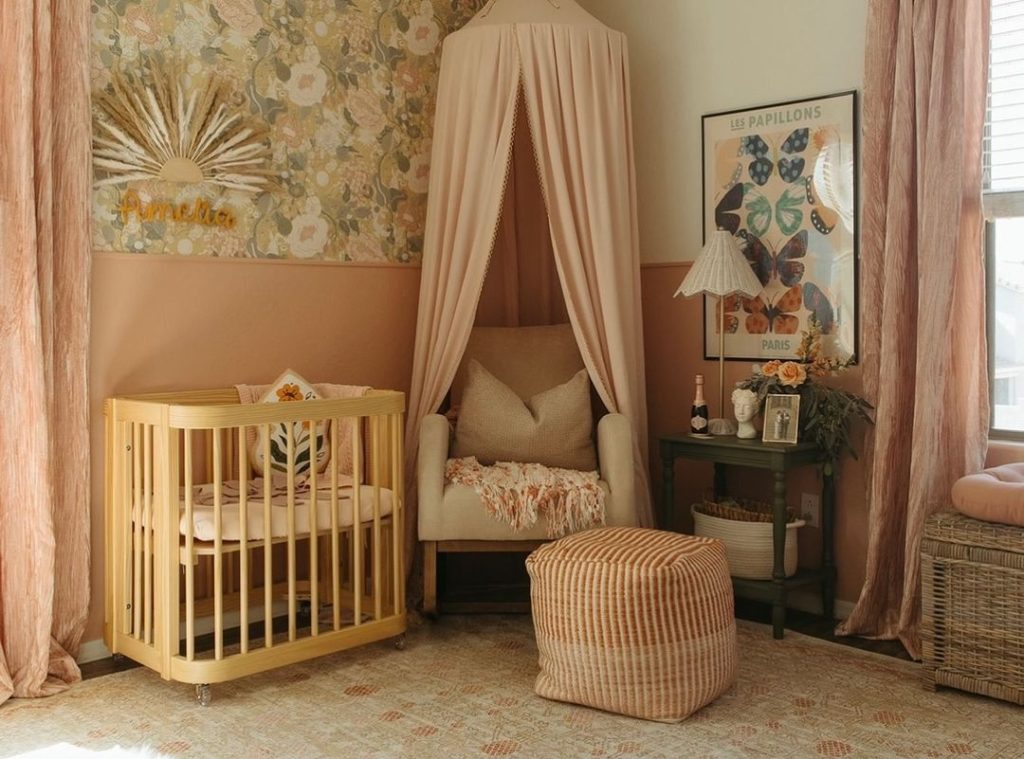 baby nursery wildflower