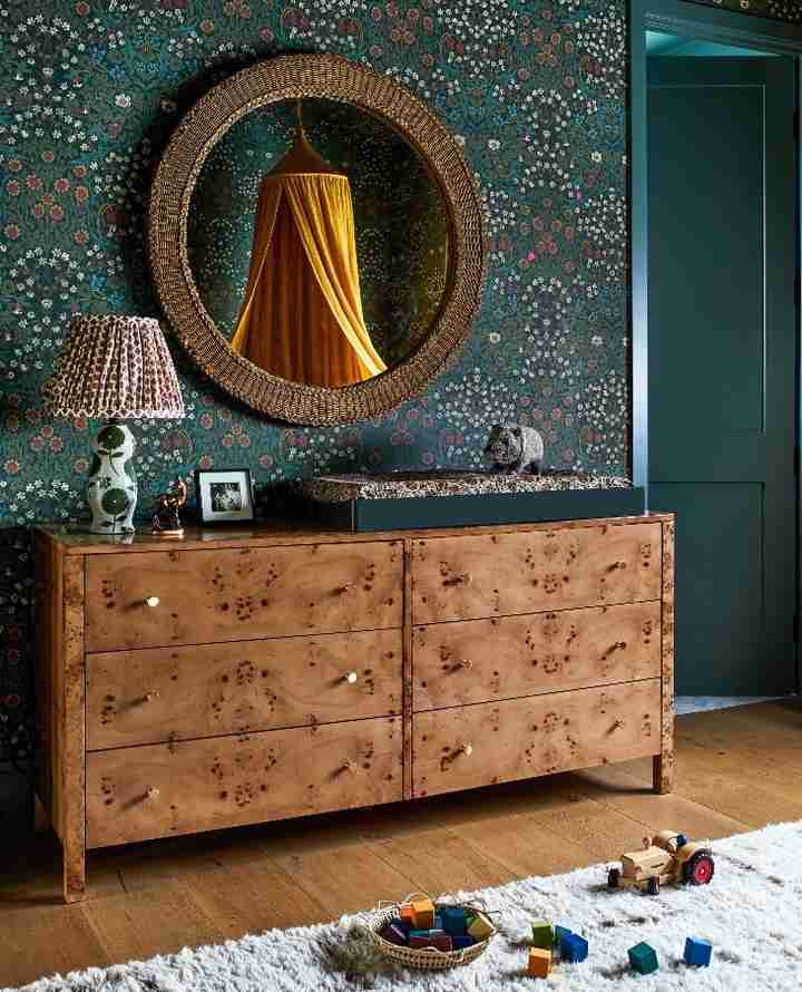vintage cottagecore nursery
