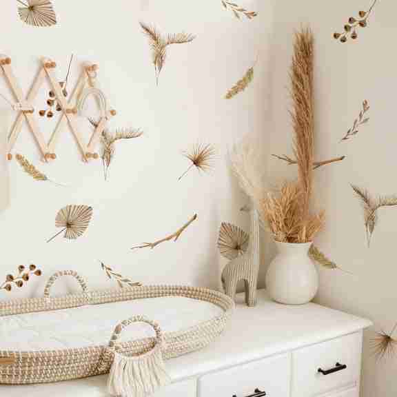 wild flower decal