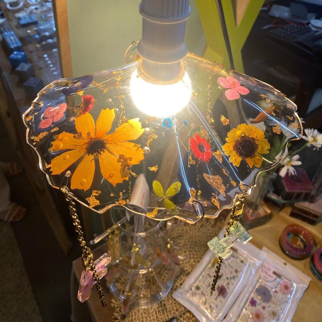 wildflower DIY light cover