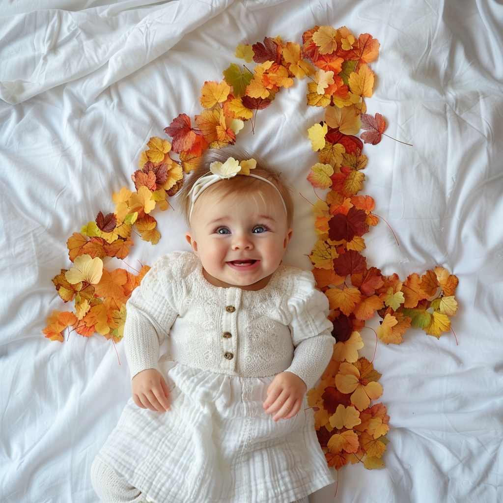 autumn milestone photo