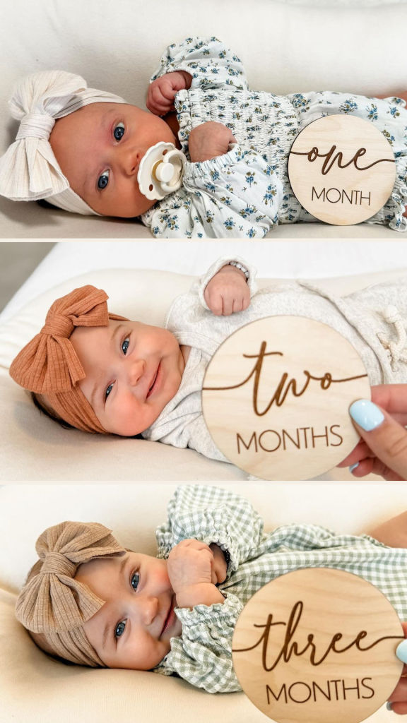baby milestone photo