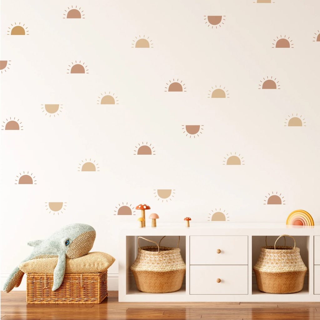 boho nursery wallpaper