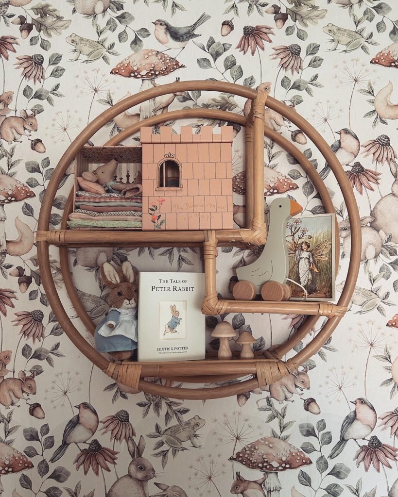 vintage wall storage