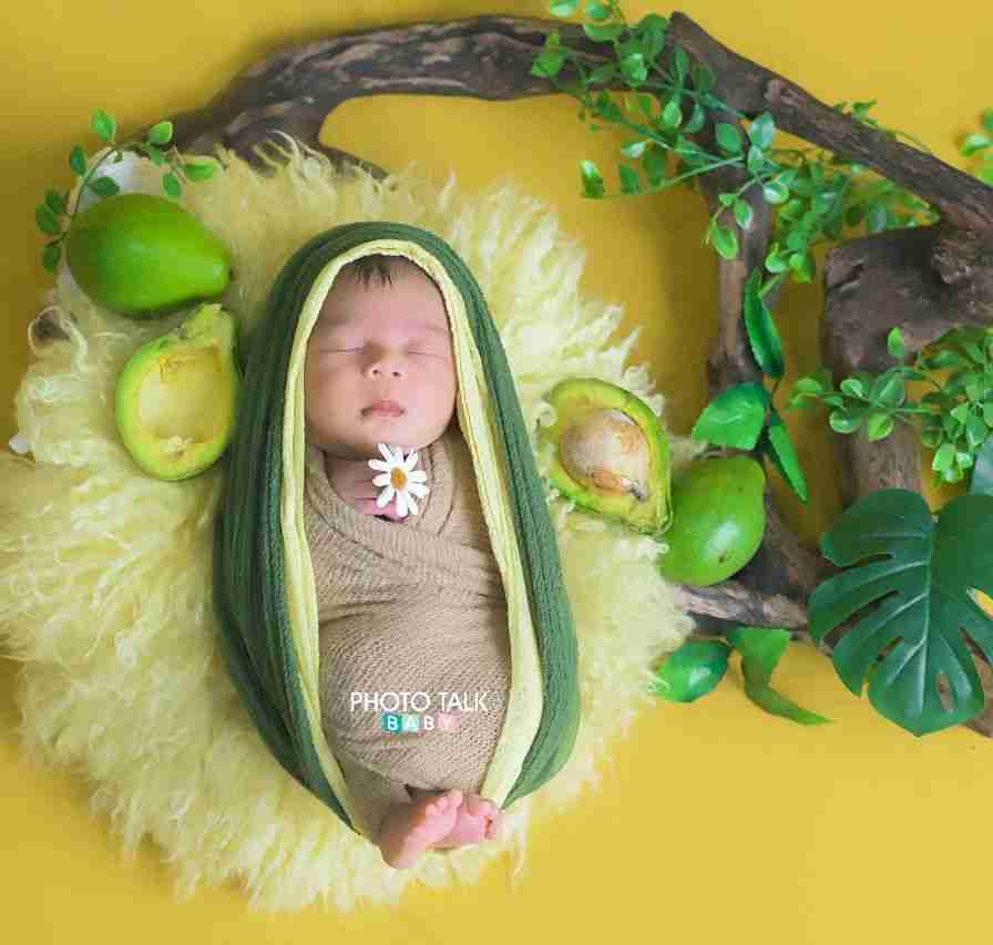 avocado newborn photography