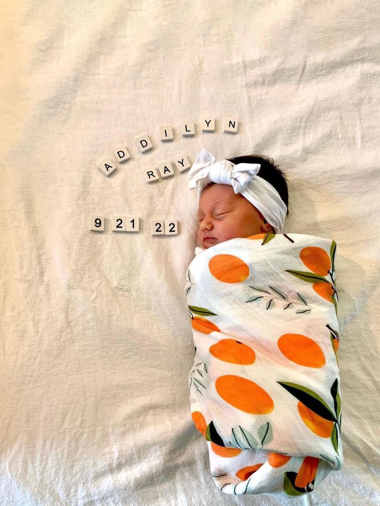 swaddle with muslin blanket