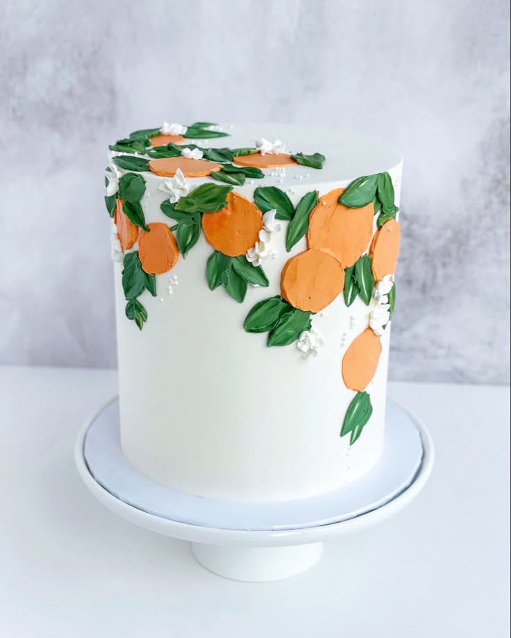 orange baby shower