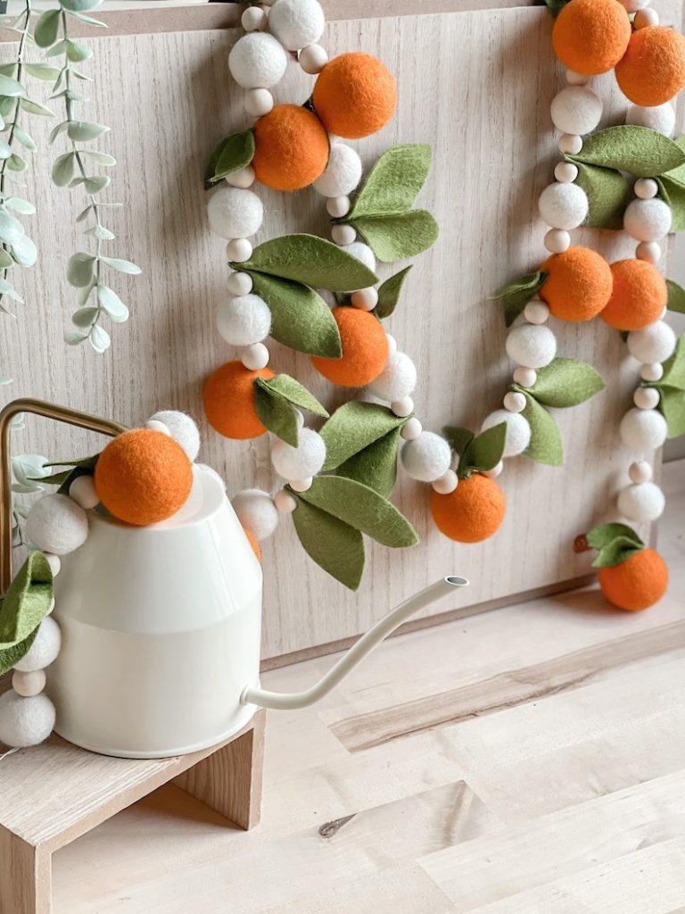 orange garland