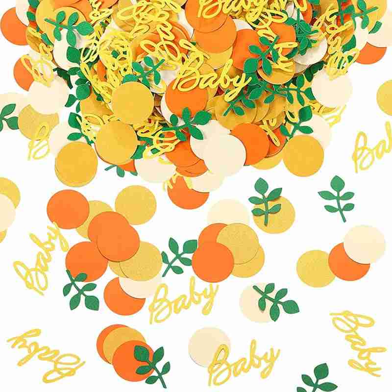 orange confetti
