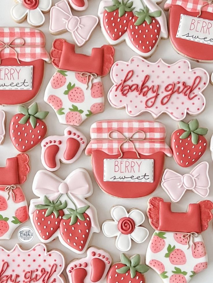 strawberry baby shower