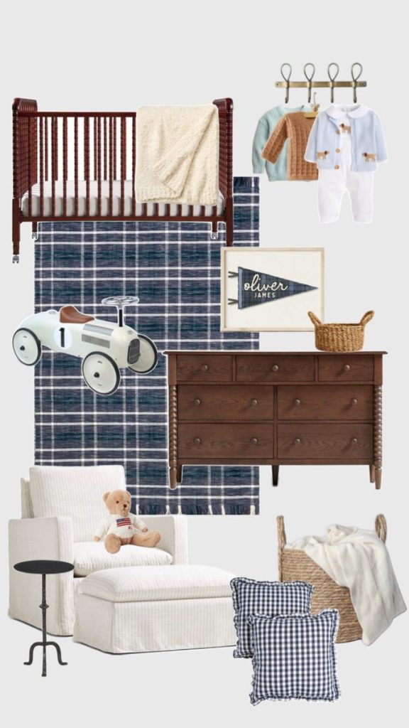 Ralph Lauren Inspired Nursery Decor