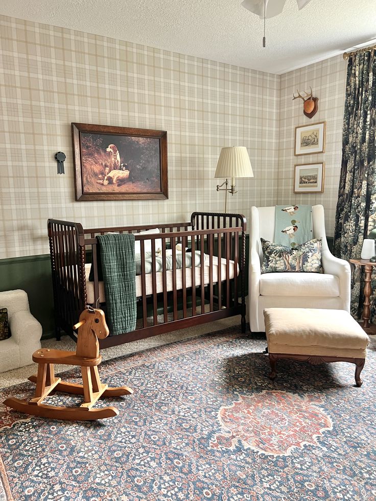 Ralph Lauren Inspired Nursery Decor