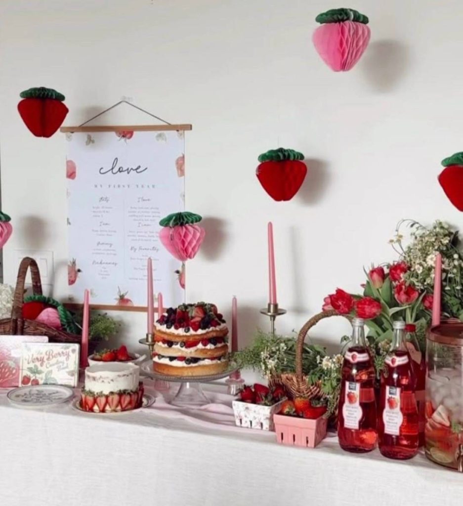 Strawberry Baby Shower Ideas