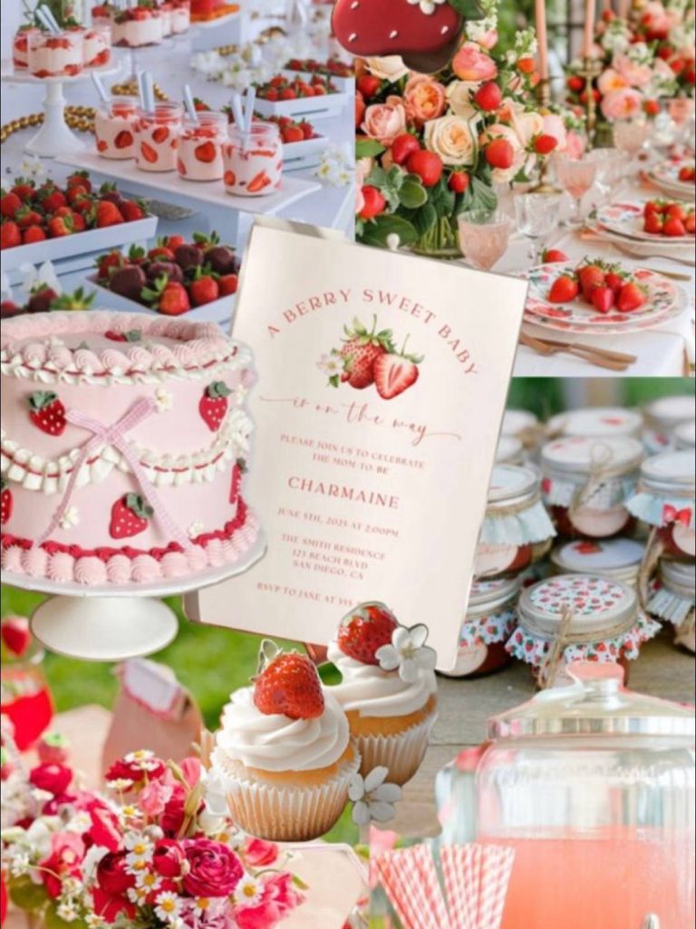 Strawberry Baby Shower Ideas