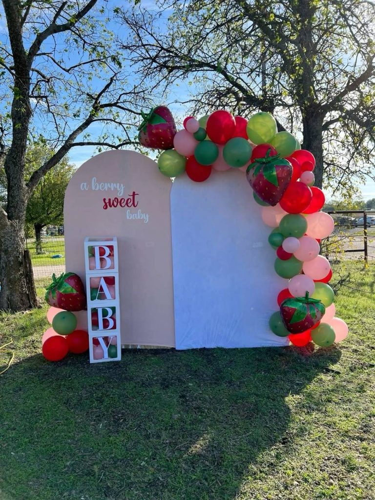 strawberry baby shower