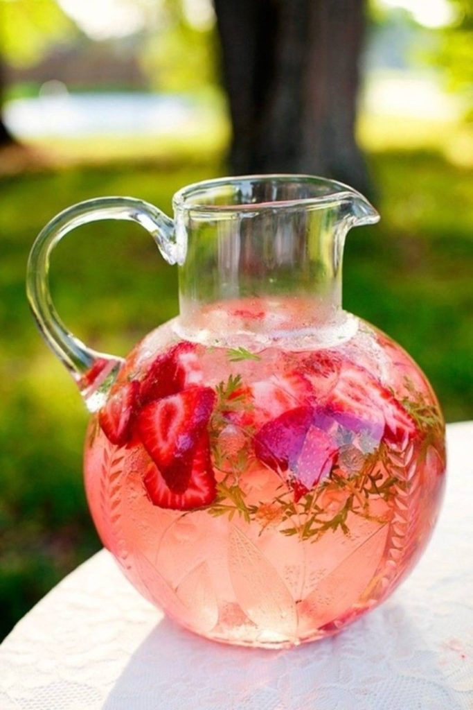 strawberry baby shower