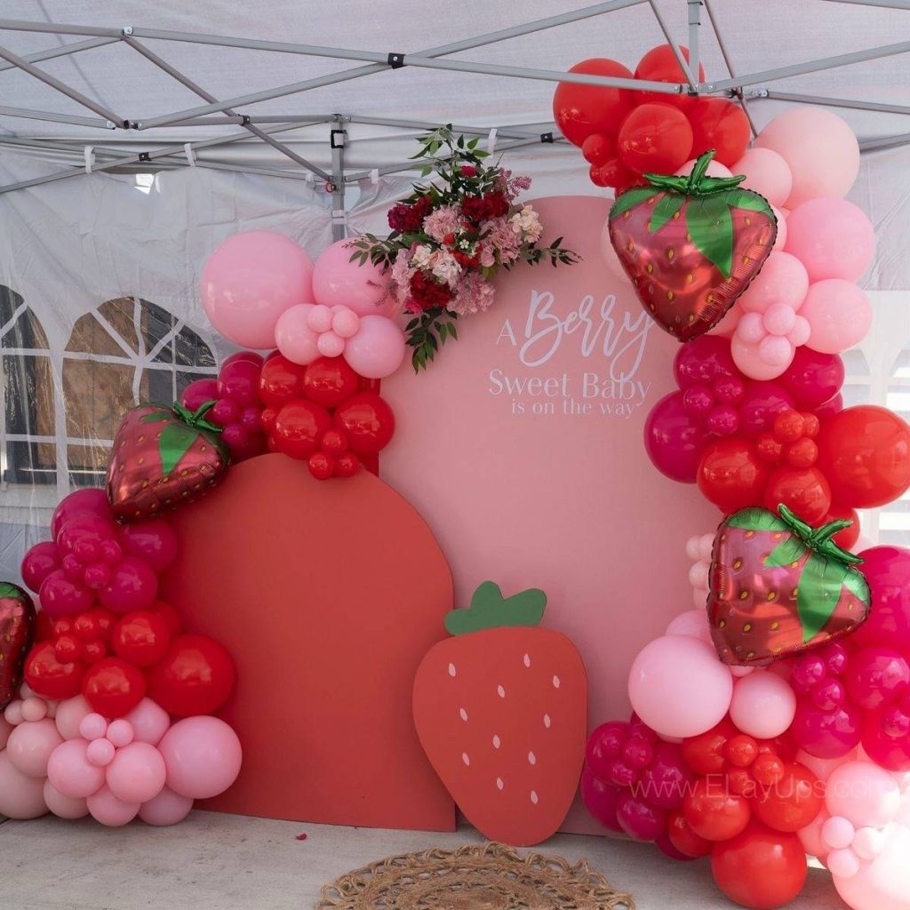 strawberry baby shower