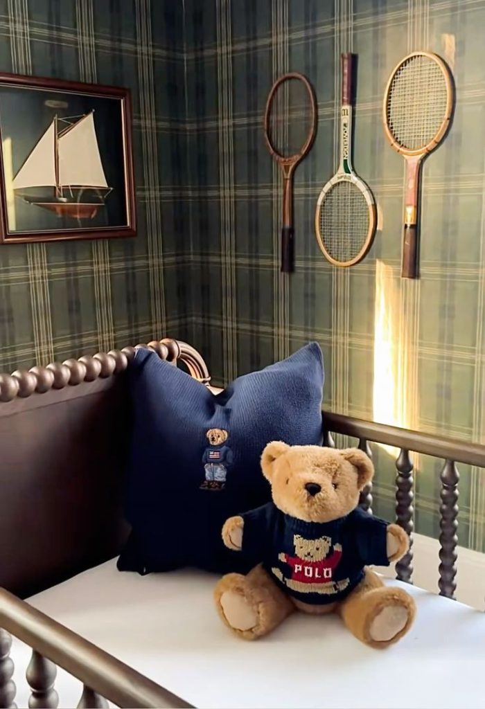 Ralph Lauren Inspired Nursery Decor