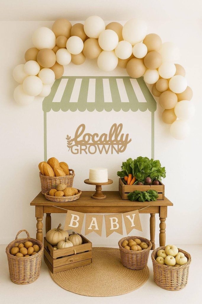 Locally Grown baby shower