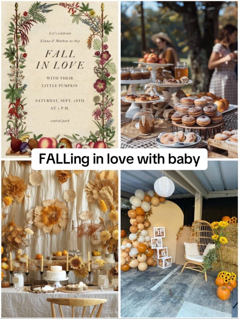 fall baby shower