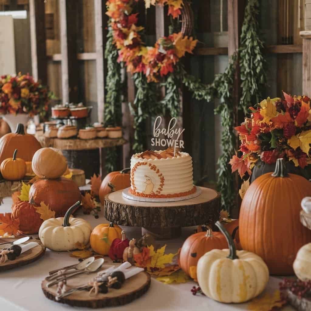 fall baby shower