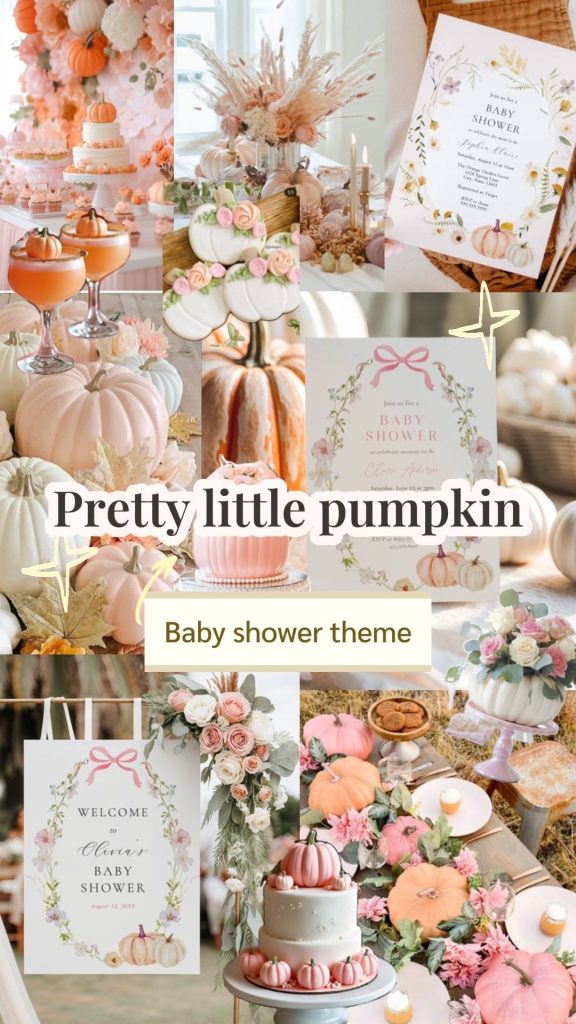 fall baby shower ideas