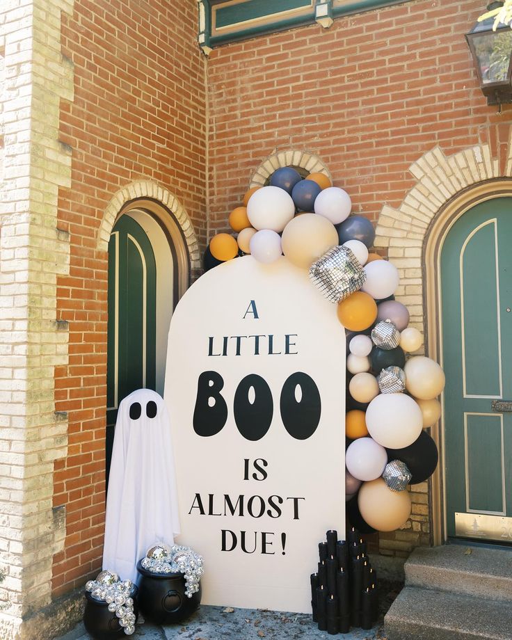 a baby is brewing baby shower a little boo on the way