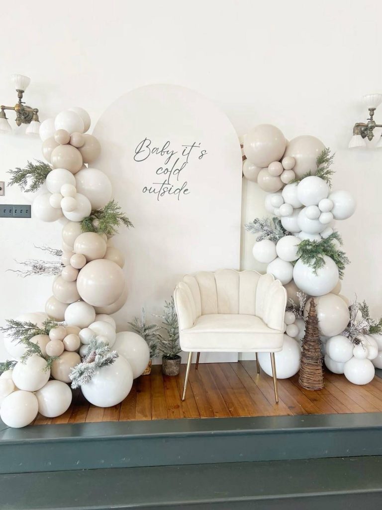 christmas baby shower